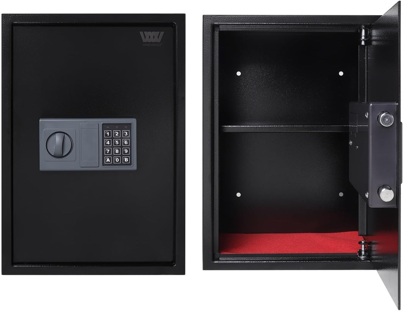 42.7L Fireproof Waterproof Safe Box Keypad Lock Cash Document Safe