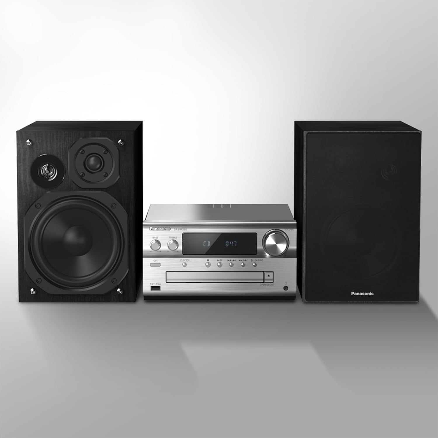 120W Micro Hi-Fi System | Bluetooth, DAB+ Radio, CD, USB DAC, 3-Way Speakers