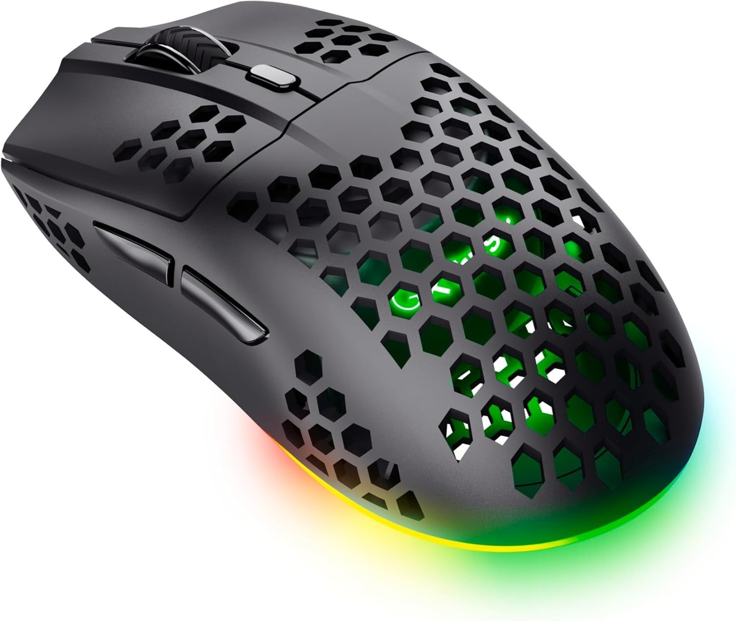 Ultralight Wireless Gaming Mouse 75g 80H RGB 4800 DPI Black
