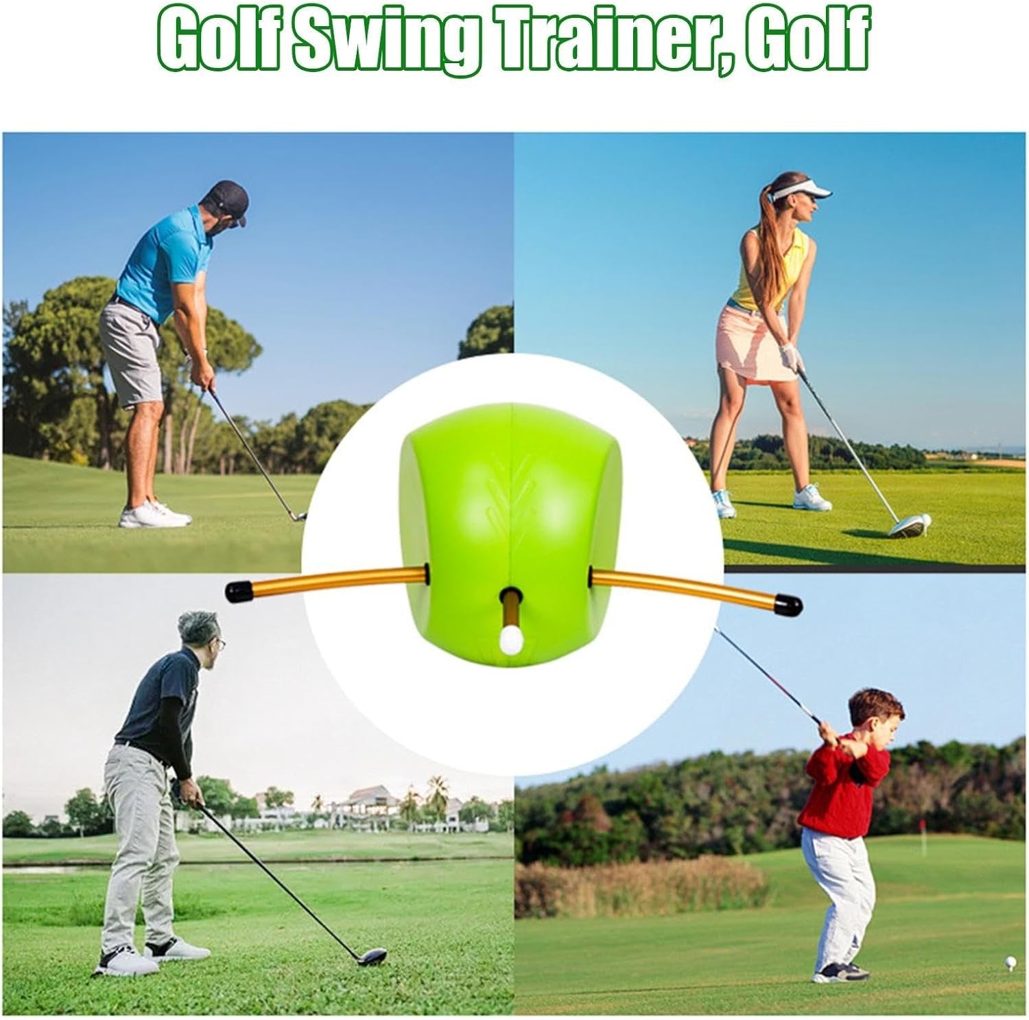 Golf Swing Trainer Arm Alignment Connector Correction Aid