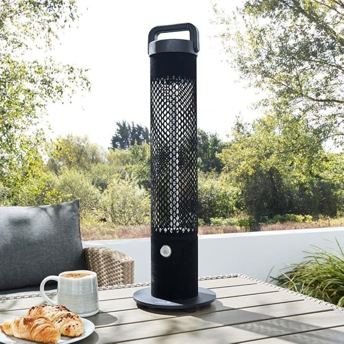Outdoor Patio Heater 1200W Freestanding Electric Radiant Heat IP45 Remote