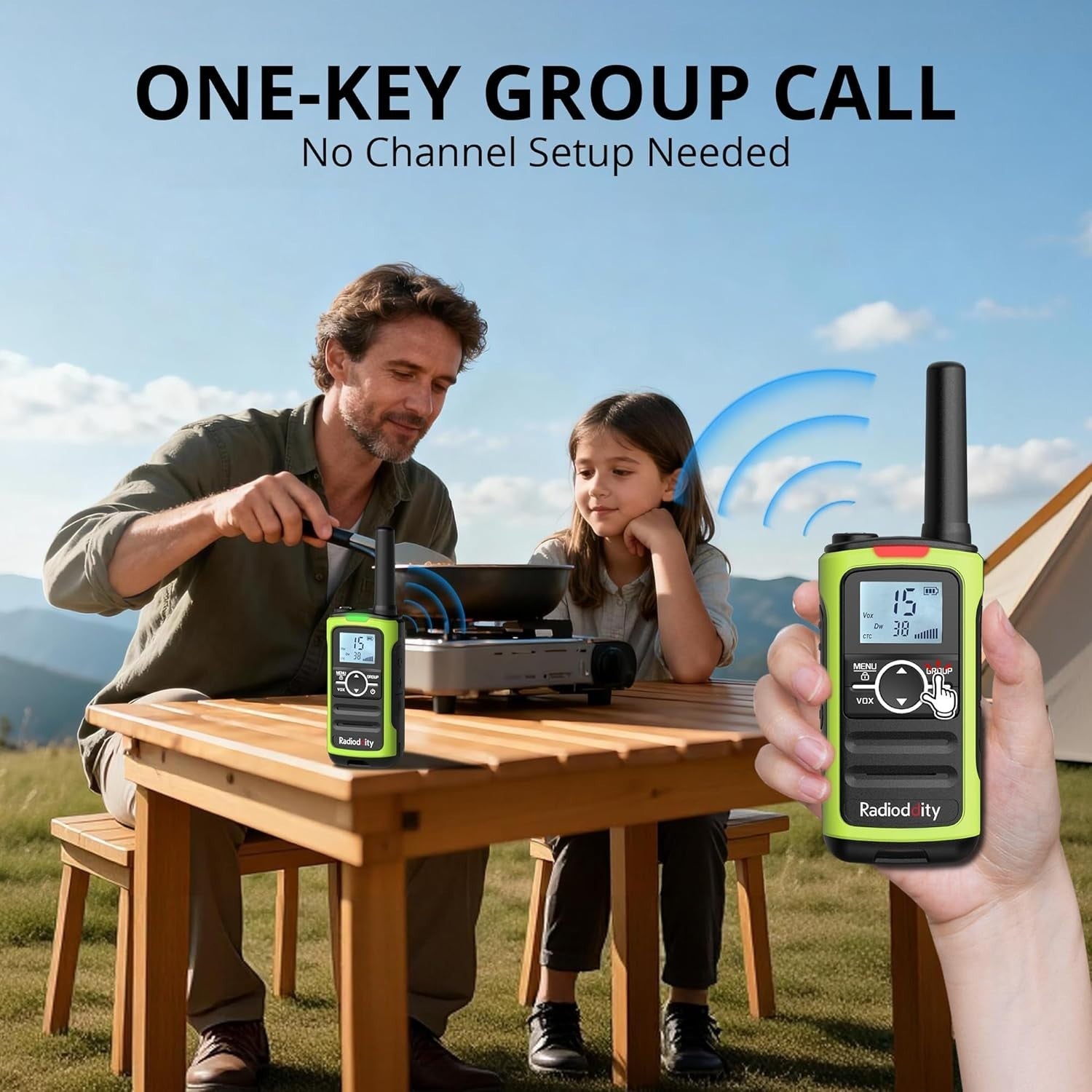 Kids Walkie Talkies Rechargeable 3 Pack PMR446 VOX Long Range USB-C