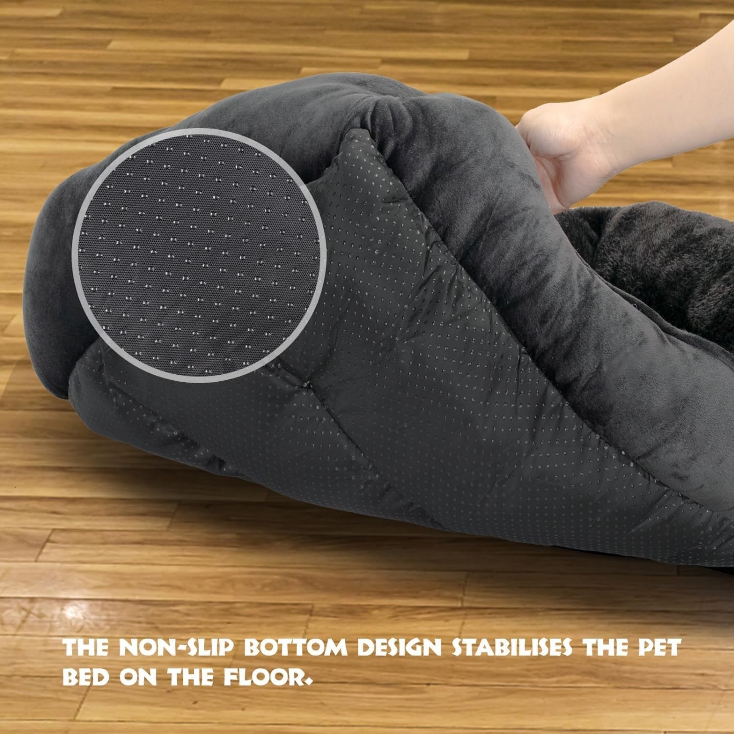 Extra Large Dog Bed 87x77x20cm Plush Washable Non Slip