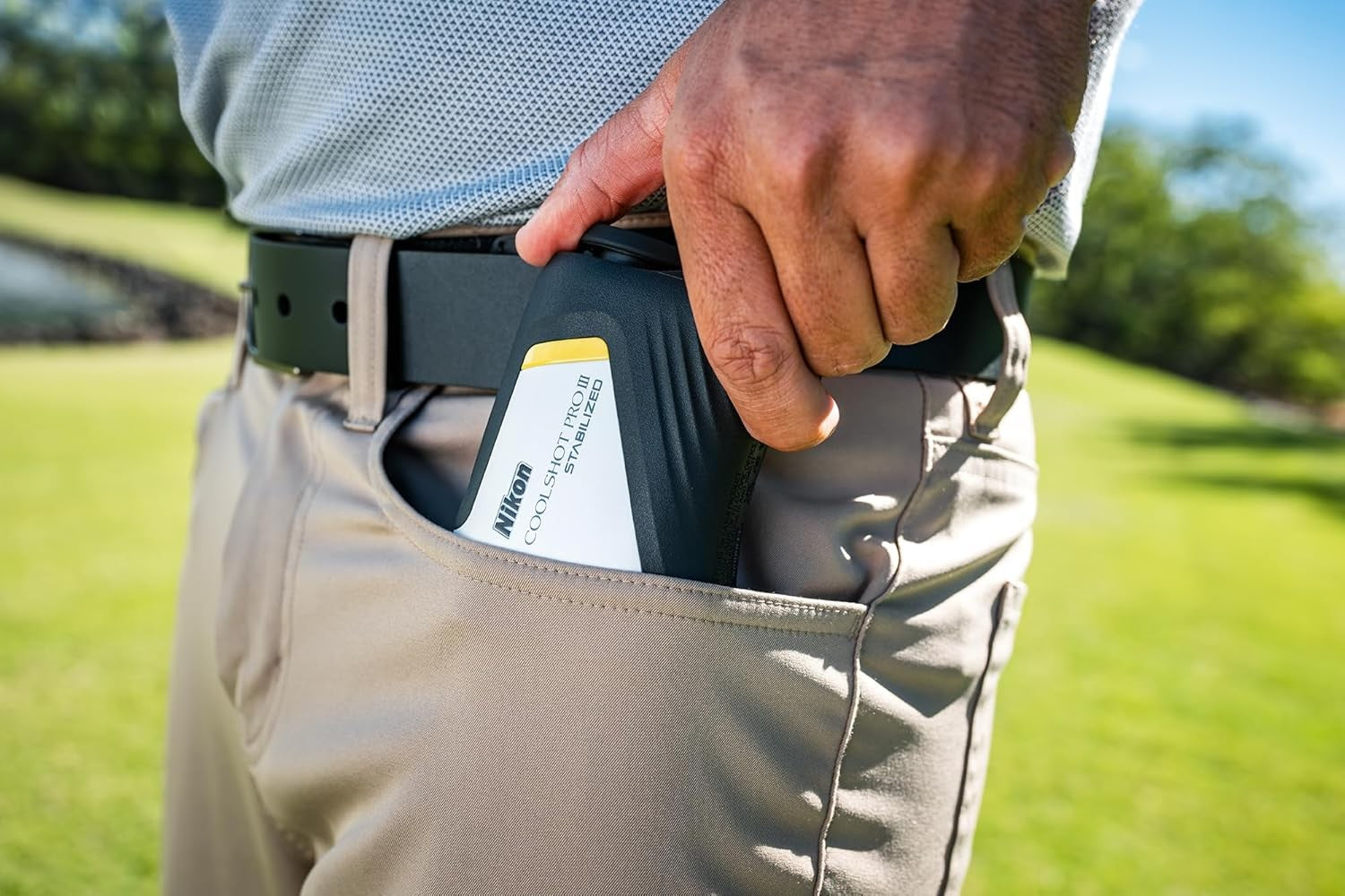Golf Laser Rangefinder Stabilized Slope OLED Flag Lock Vibration Waterproof