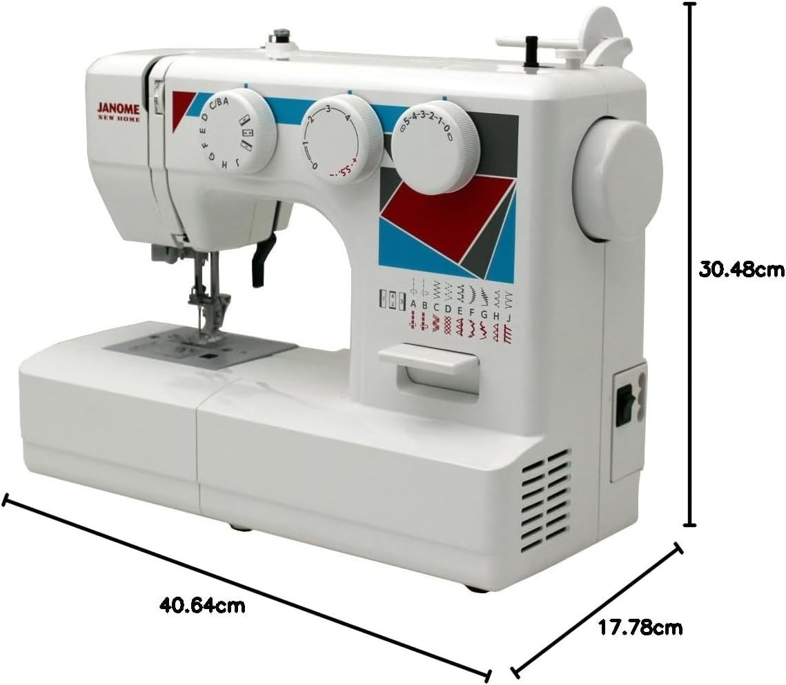 19 Stitch Sewing Machine Needle Threader Free Arm Top Load Bobbin