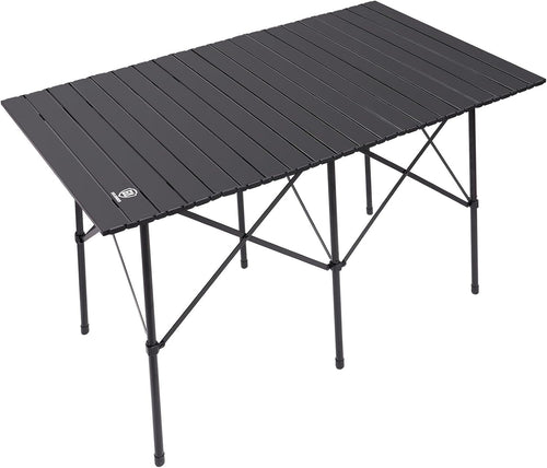4ft Folding Camping Table Portable Roll-Up Aluminum Outdoor Picnic BBQ Table