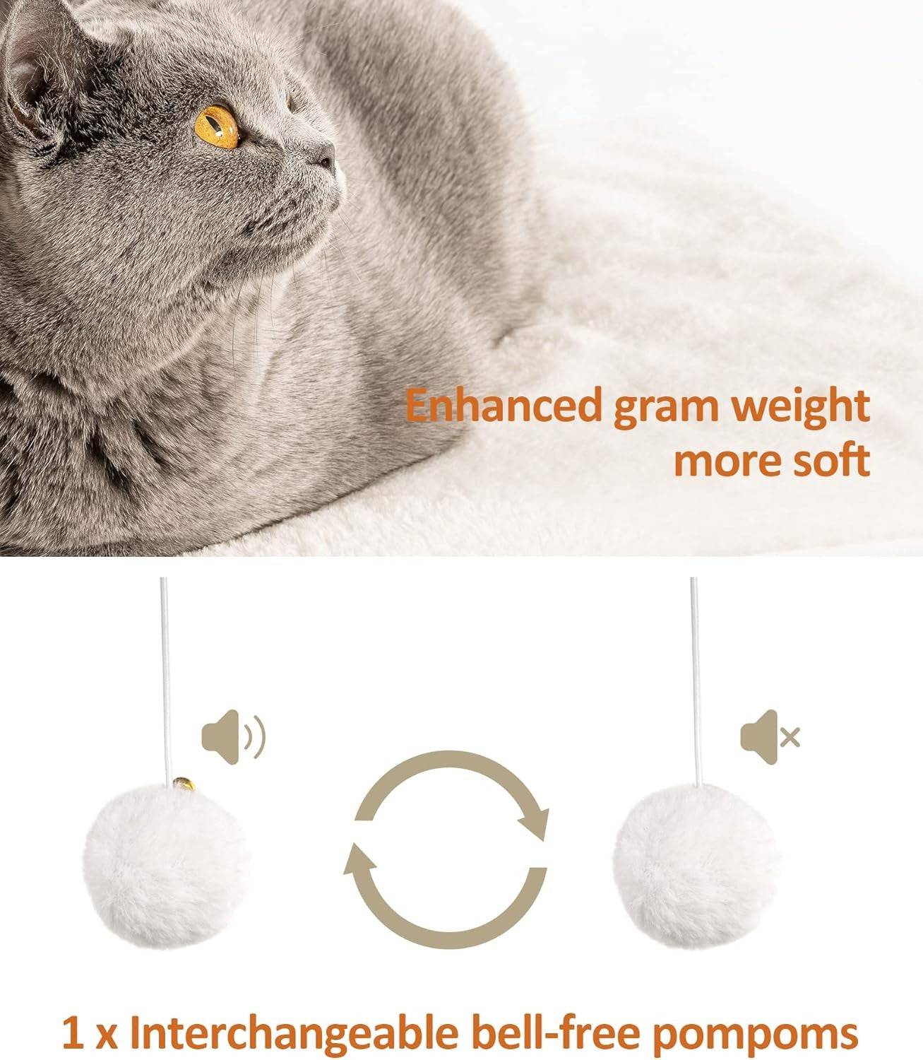 Wooden Cat Tree Scratching Post Greige 68cm Platform Tower for Indoor Cats