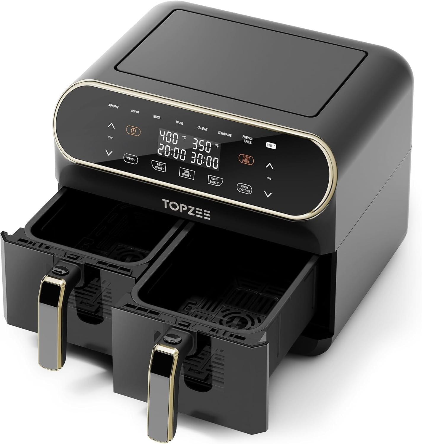 Air Fryer Dual Basket 8L | Easy-View Windows 8-in-1 Fast Healthy Cooking