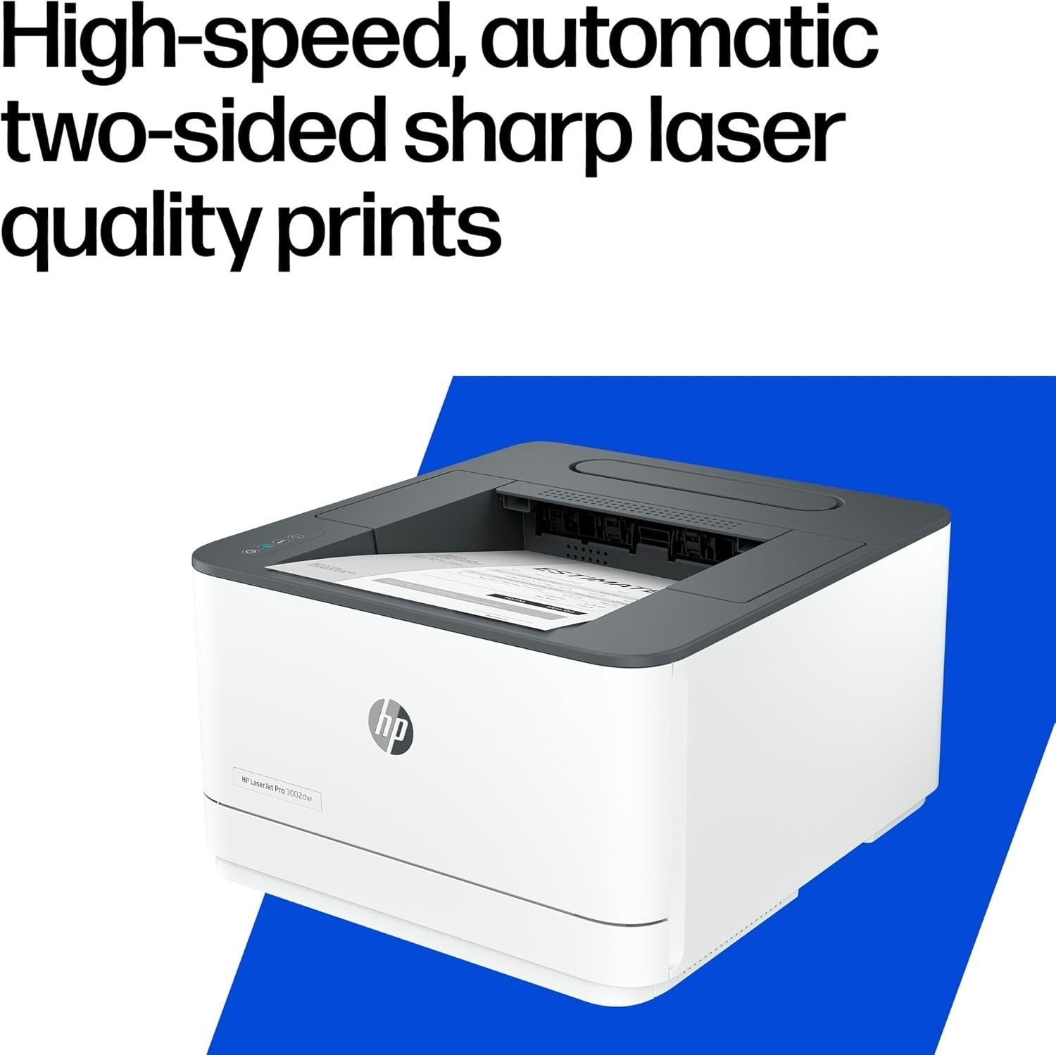 Wireless Monochrome Laser Printer Grey White | 33ppm Duplex Secure A4 |"