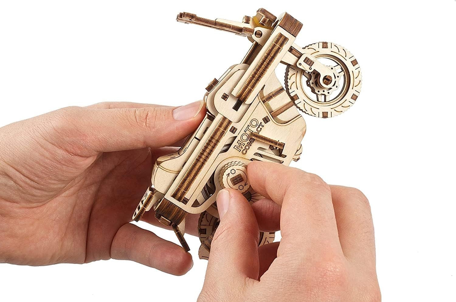 3D Wooden Folding Scooter Puzzle Model Kit DIY Mechanical Toy for Adults