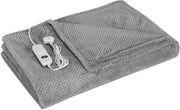 Electric Heated Throw Blanket Waffle Texture 3 Heat Auto Off Washable 180x130