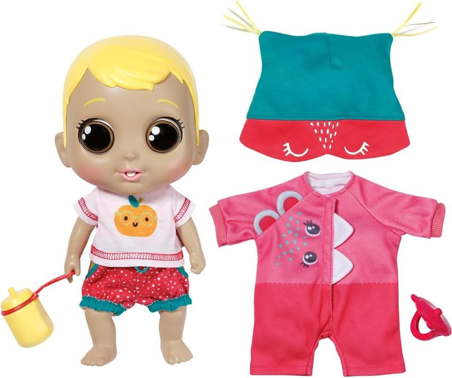 30cm Interactive Baby Doll Sound Effects Moving Eyes Outfit Set