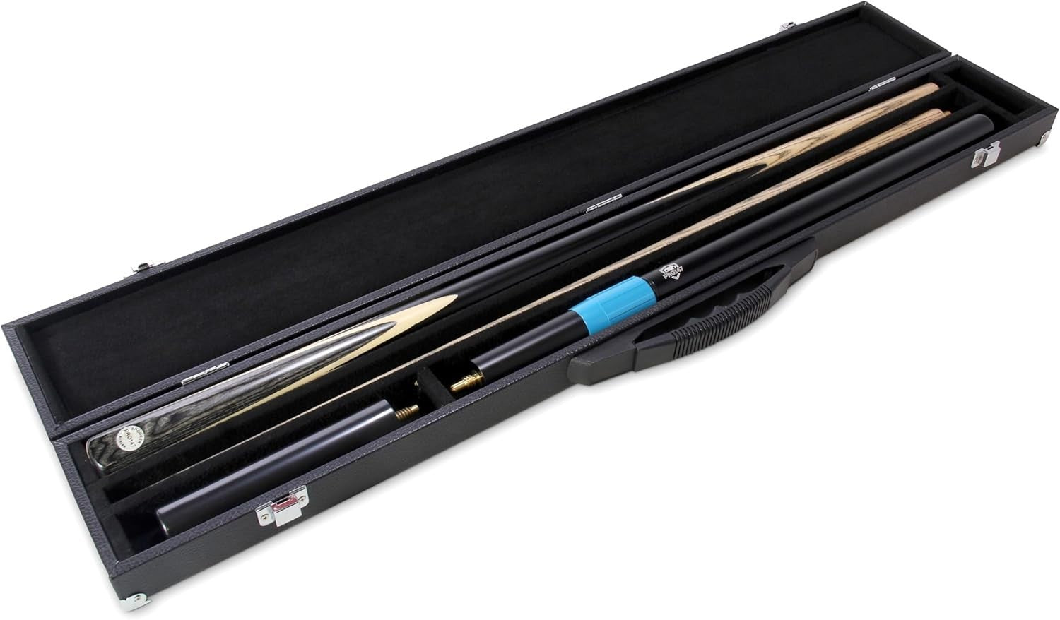 57in Ash Snooker Pool Cue 2 Piece Centre Joint 9.5mm Tip Pro