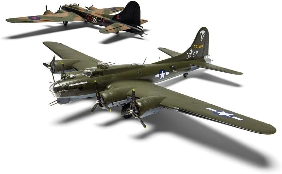 1:72 Boeing B-17G Fortress Mk.III Bomber Plastic Model Kit – Classic Build