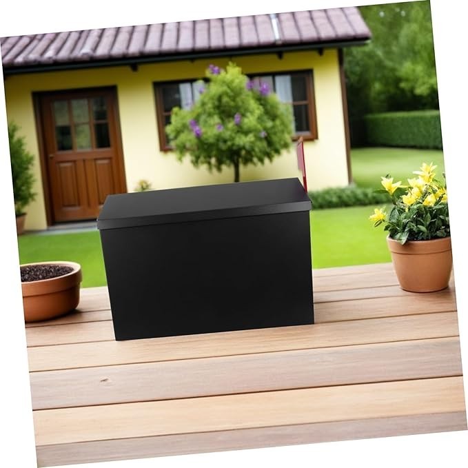 Wall Mounted Stainless Steel Mailbox Outdoor Weatherproof Large Capacity