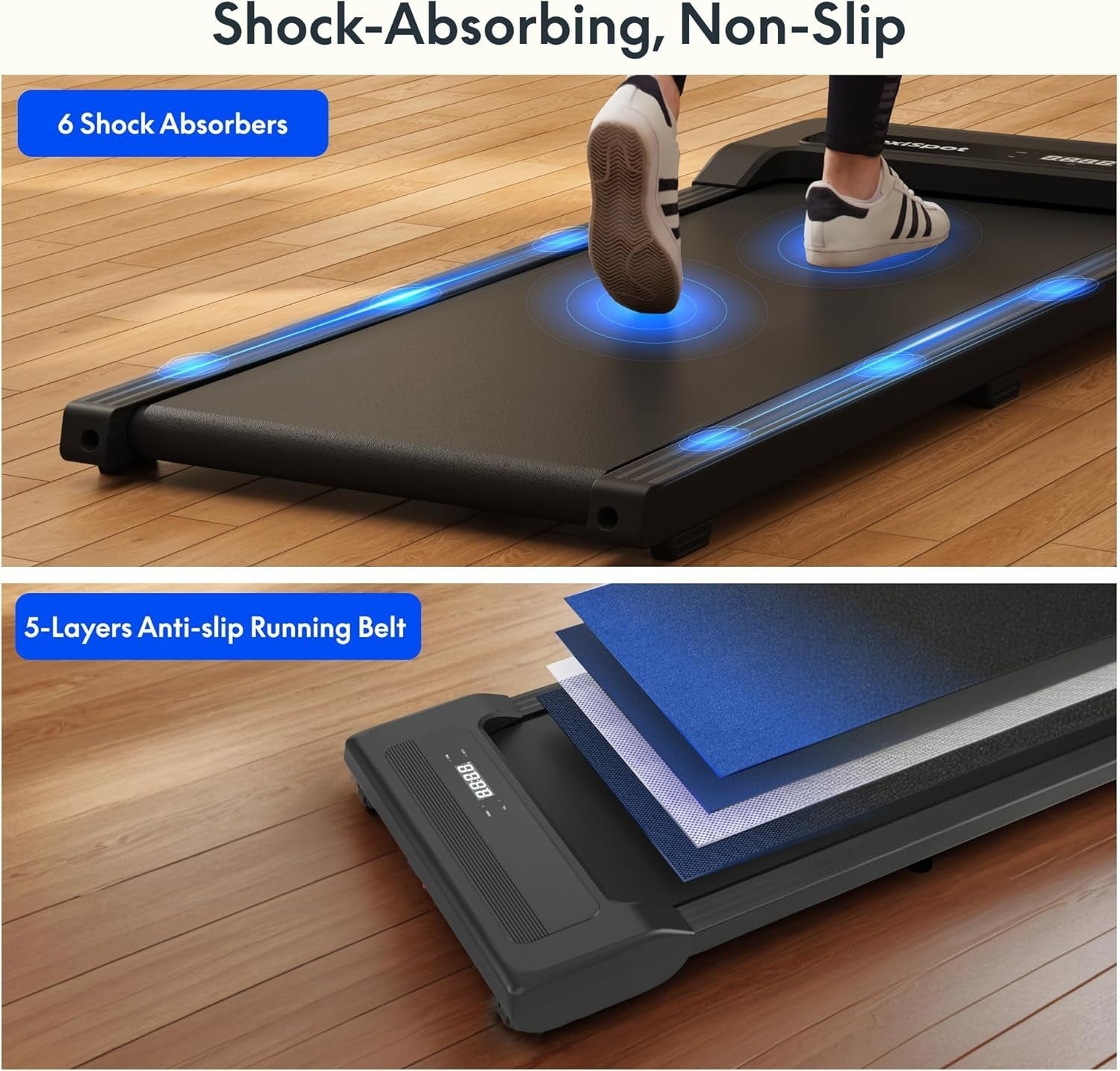 Under Desk Treadmill 4-in-1 Walking Pad | Compact, Quiet, Remote Control