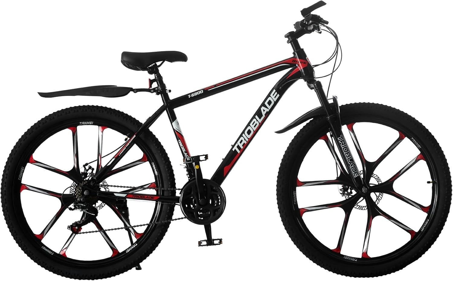 27.5" Mountain Bike 21 Speed Dual Disc Brake Lightweight Adult Commuter MTB