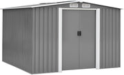Heavy Duty 8x6 ft Outdoor Metal Garden Shed Lockable Storage Unit