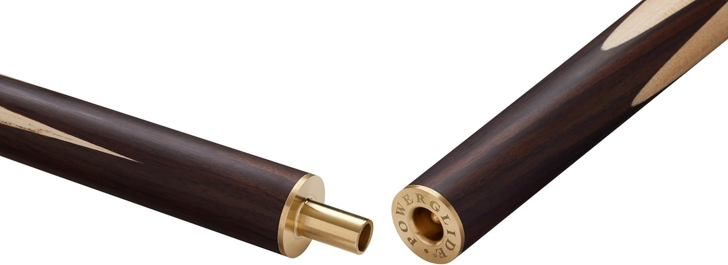 57” Full Size Snooker Pool Cue Ash Shaft Rosewood Butt 3/4 Joint 9.5mm