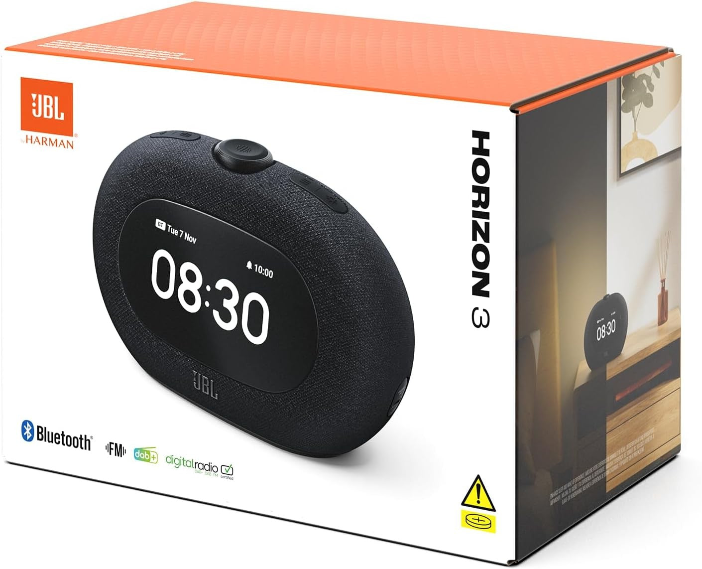 Digital DAB+ FM Alarm Clock Bluetooth Sunrise Light USB-C