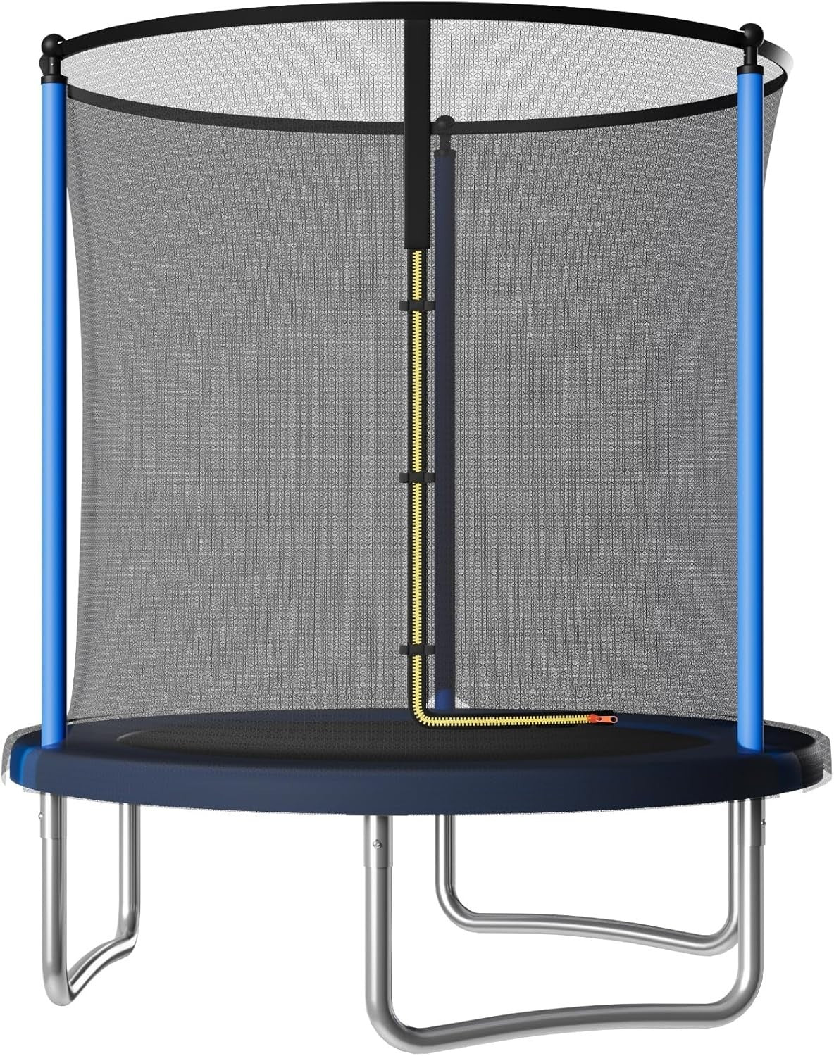 6FT Outdoor Garden Trampoline Safety Enclosure Net Kids Adults Blue