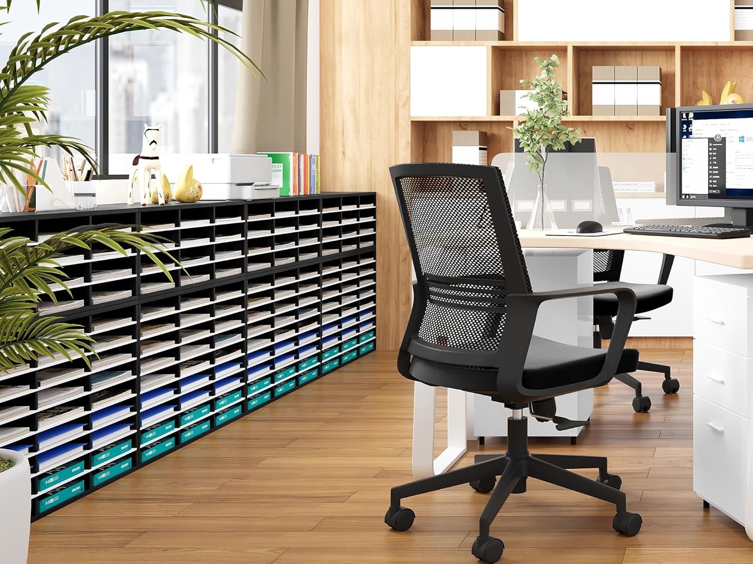 Desk File Organizer 12 Compartment Desktop Tray A4 Document Holder