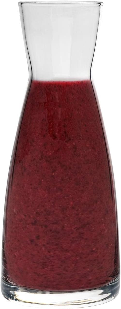 Set of 6 Glass Water Jugs 1080ml Durable Carafe Pitchers Home Serving