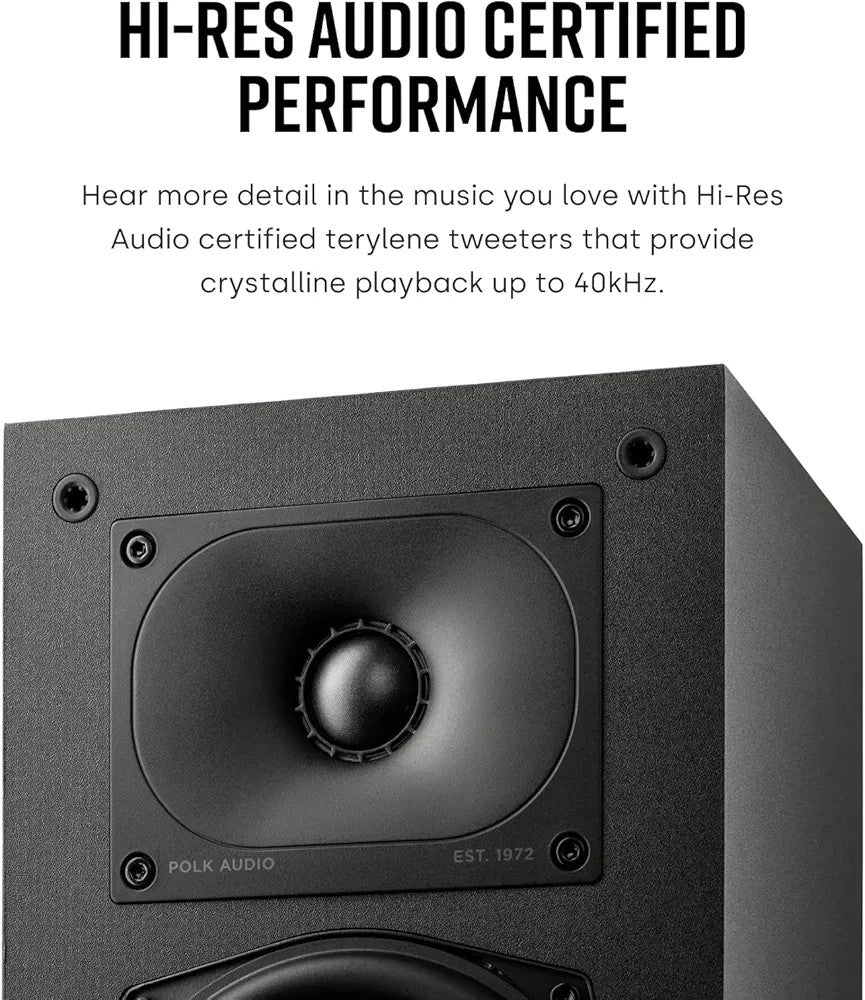Compact Bookshelf Speakers Hi-Res Audio Dolby Atmos Surround Sound