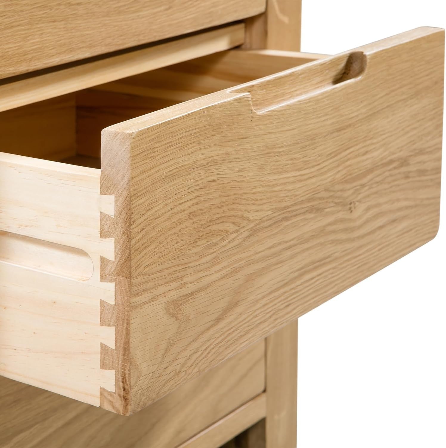 Oak 3 Drawer Bedside Table Solid Wood Unit Nightstand Storage Chest