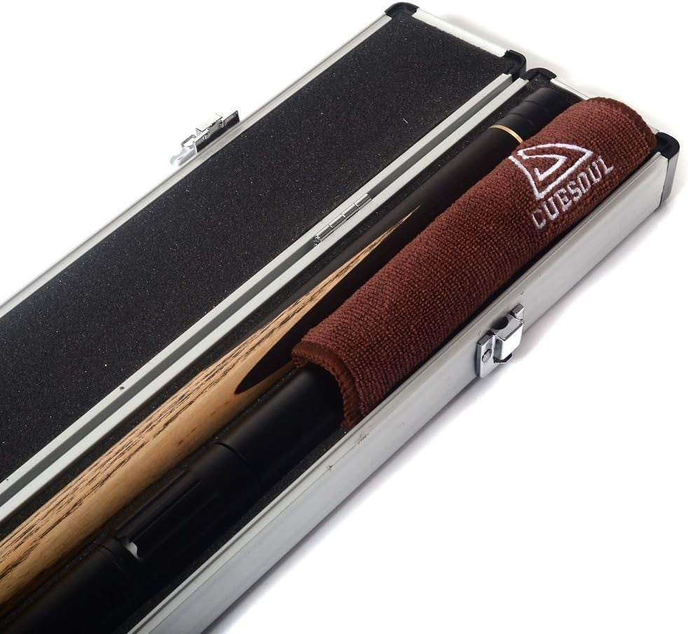 Handcrafted 57in 3/4 Snooker Cue 18oz 9.5mm Tip Dual Extensions