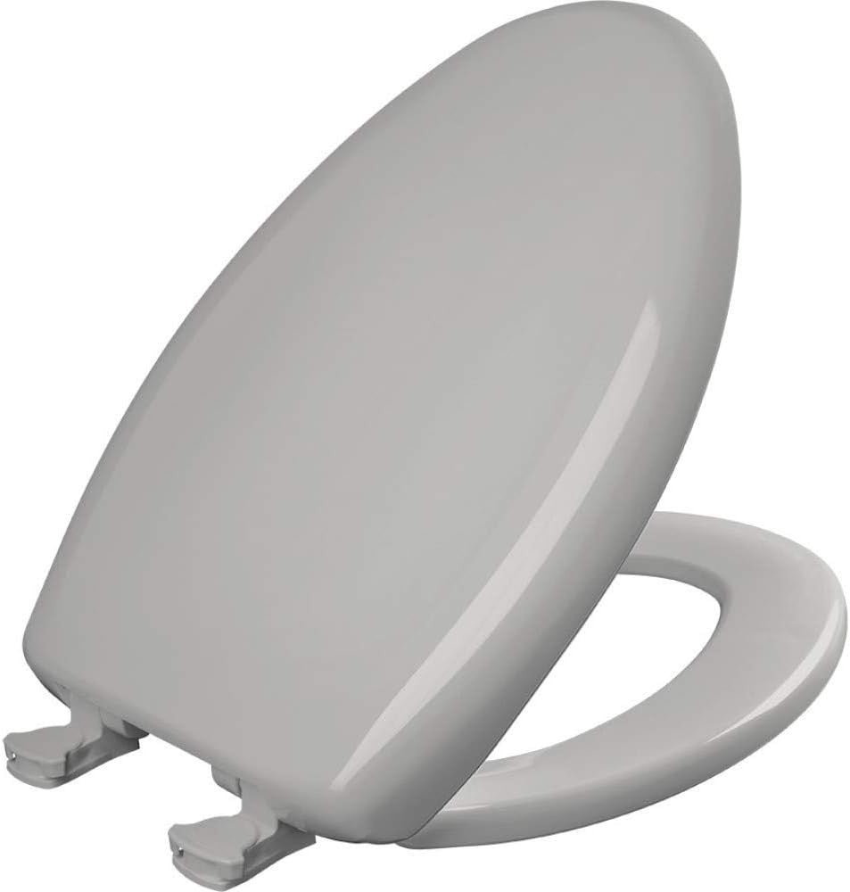 Venetian Elongated Toilet Seat Soft Close Easy Clean Resilient Plastic