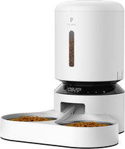 Automatic Pet Feeder 5L Dual Bowl Food Dispenser 6 Meals 50 Portions