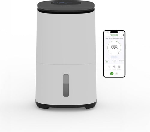 Smart 12L Dehumidifier HEPA H13 WiFi Ultra Quiet Low Energy Home