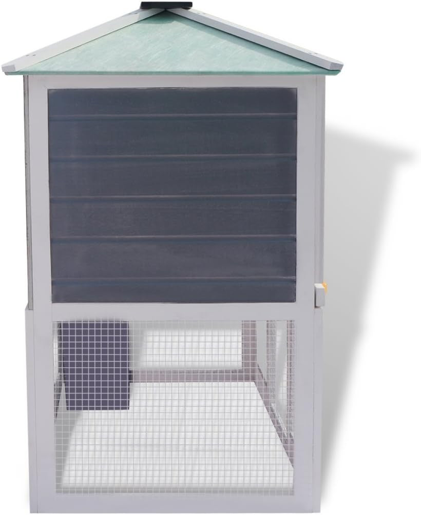 Large Outdoor Rabbit Hutch Cage Double Floor Weatherproof Small Pet House