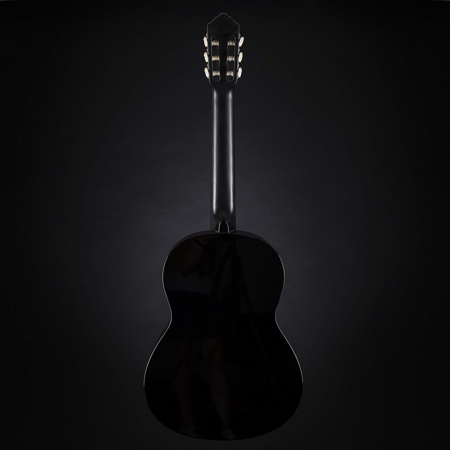 Full Size Classical Concert Guitar Black Nylon String 4/4