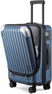 20 Inch Expandable Carry On Cabin Suitcase ABS Hard Shell Spinner Laptop TSA