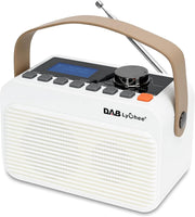 Portable DAB+ FM Digital Radio Bluetooth USB TF Card Rechargeable