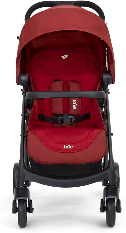 Lie-Flat Pushchair from Birth to 15kg, Travel System Ready, Footmuff