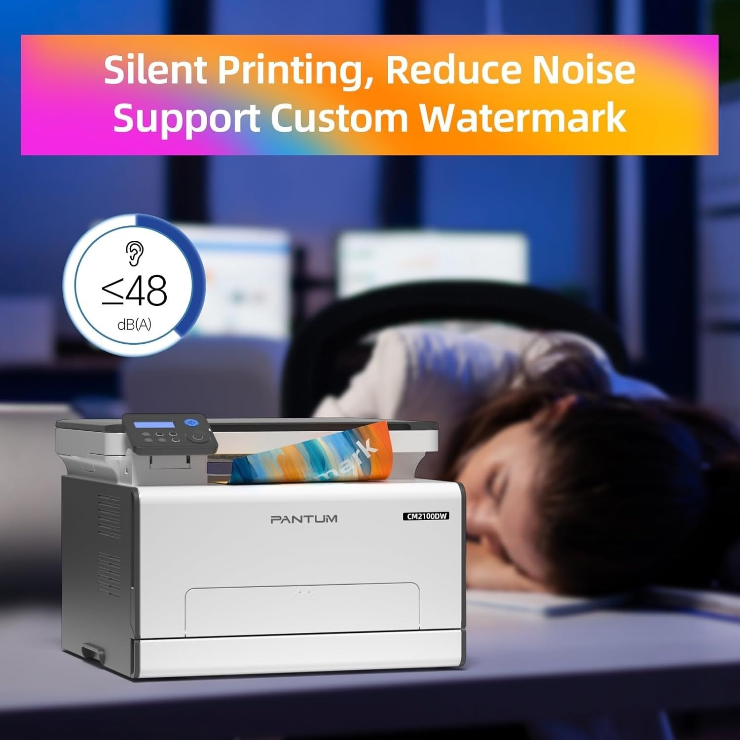 White Colour Laser Printer A4 20ppm 3-in-1 Auto Duplex WiFi USB