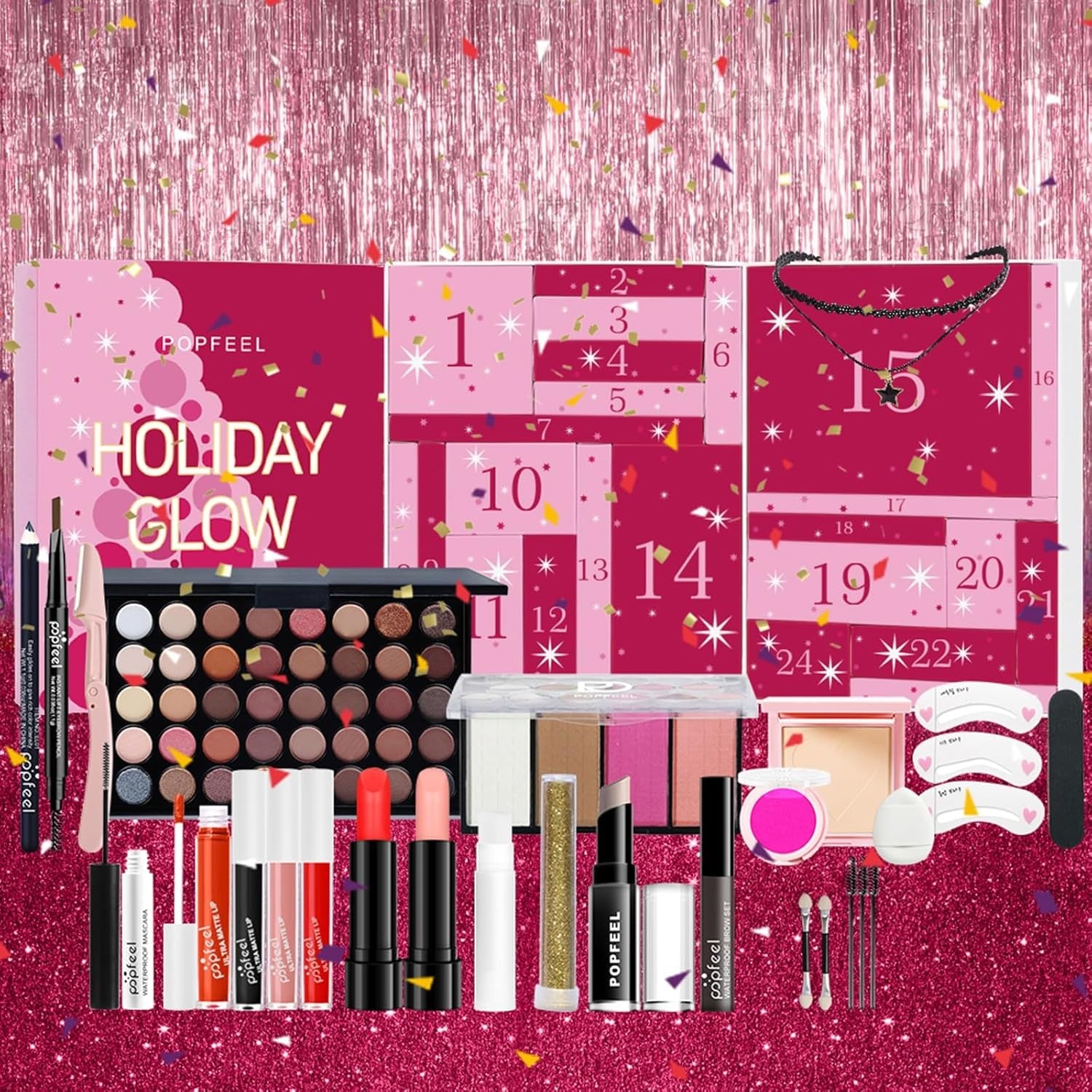Makeup Advent Calendar 2025 24 Day Christmas Beauty Gift Set
