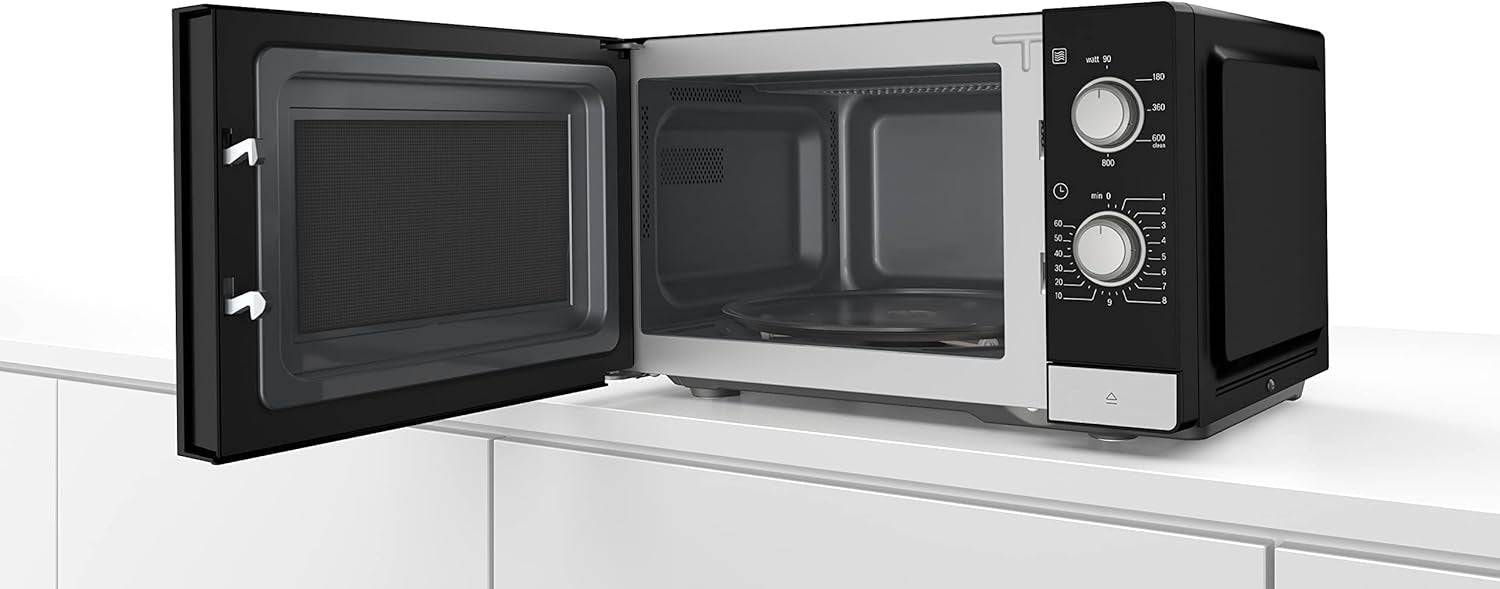 Stainless Steel Freestanding Microwave 44x26cm Compact