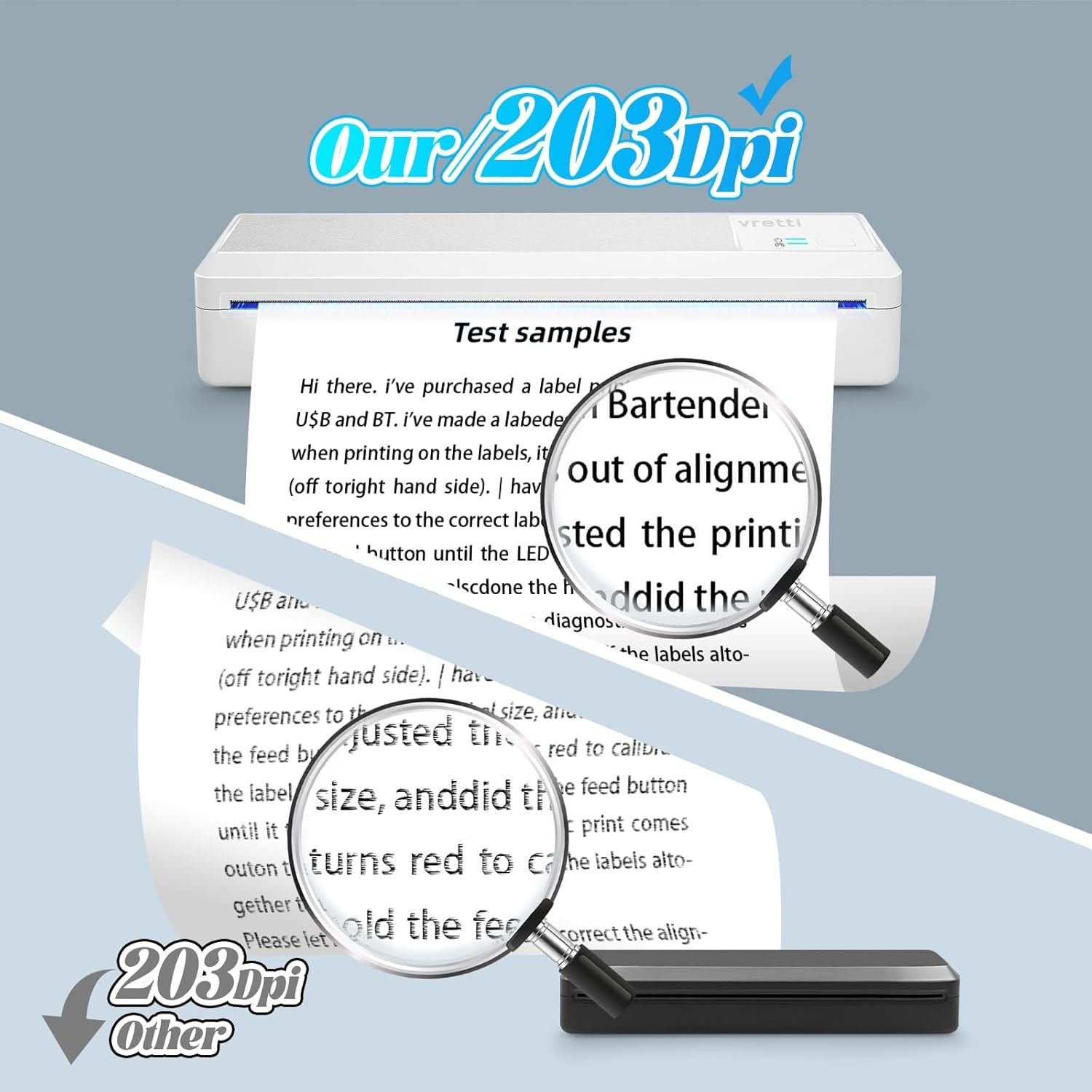 A4 Portable Thermal Printer Bluetooth Wireless