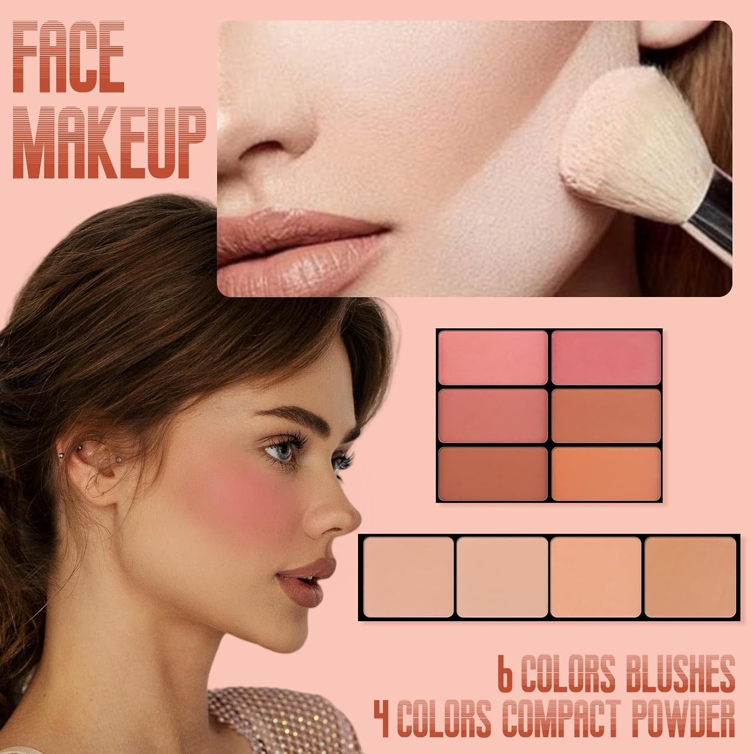 All In One Makeup Kit 39 Colour Palette Carry Case Gift Set