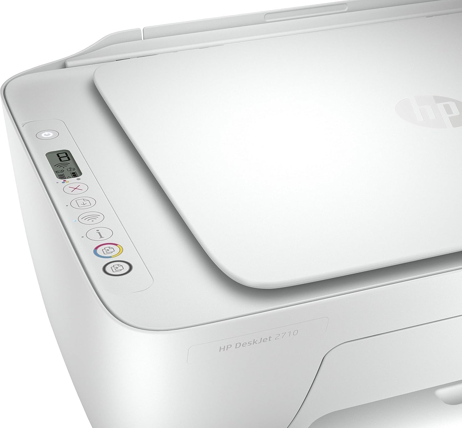All-in-One Colour Printer 2710 | White | Wireless | Print Copy Scan | Compact