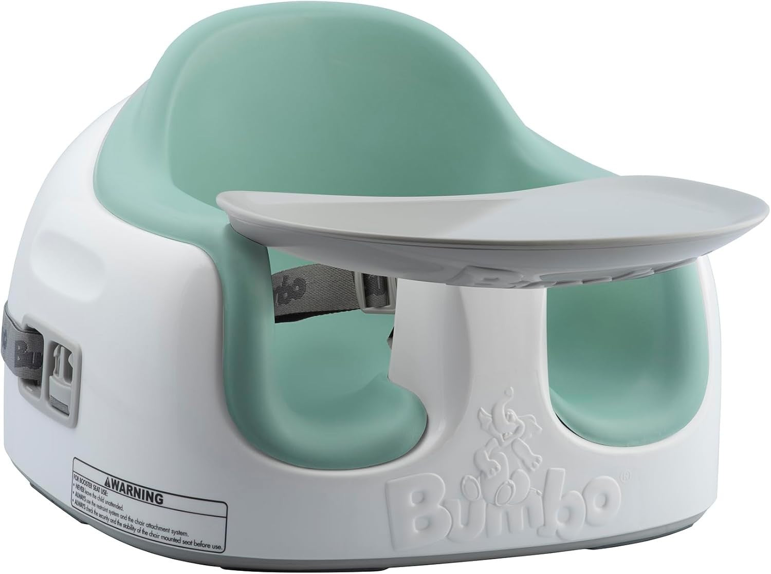 Toddler Multi Seat Booster Chair with Tray Harness Compact & Safe Green