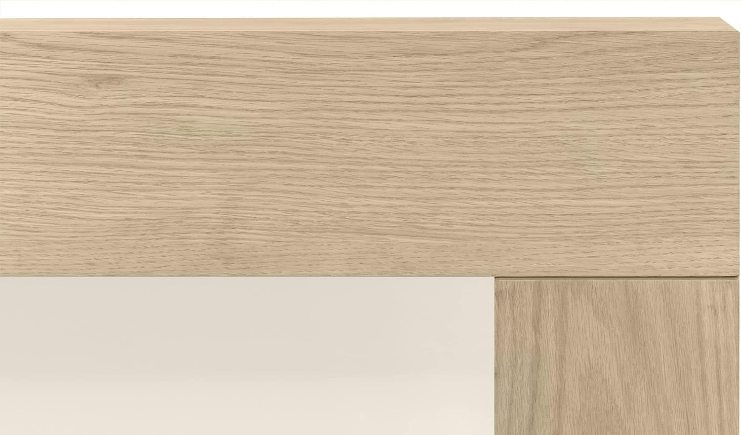 Electric Oak Fireplace Suite 2000W LED Fire Freestanding Modern Heater