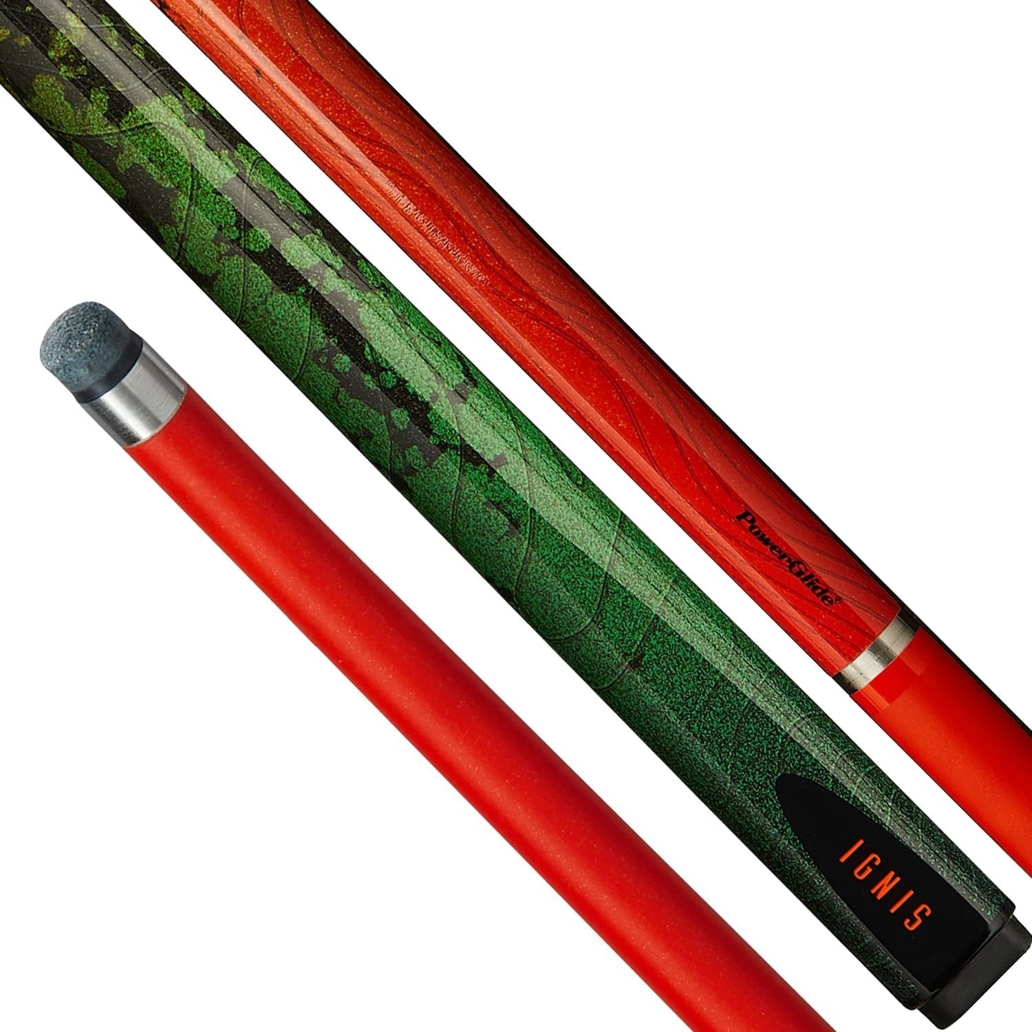 57" Carbon Fibre Snooker Pool Cue 2 Piece 10mm Tip 19oz Warp Proof
