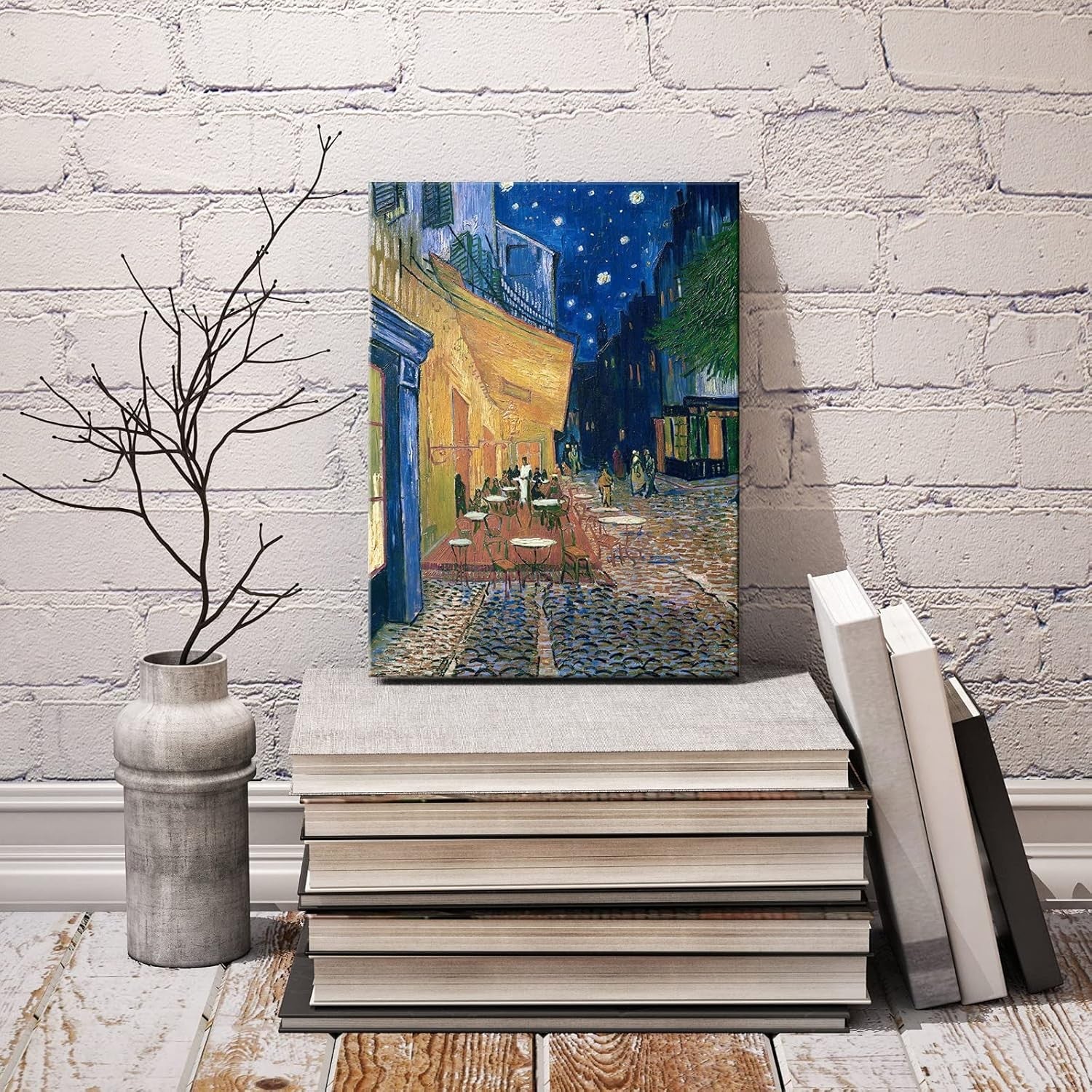 3-Piece Fruit Canvas Wall Art 28x35cm Orange Lemon Strawberry