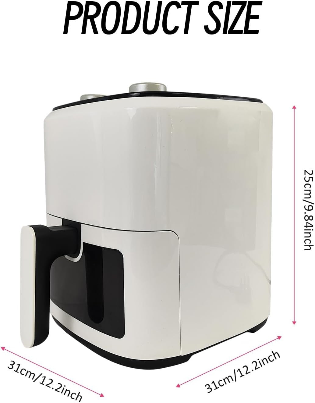5.5 Air Fryer Extra Crisp Dial Control Rapid Air Tech Healthy Cooking Dishwasher