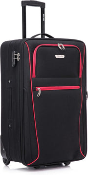 32'' Extra Large Soft Shell Suitcase Expandable Lightweight 2 Wheel Lock